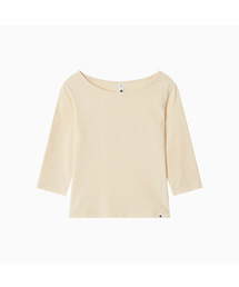 BASIC 3/4 SLEEVE T-SHIRT, BUTTER