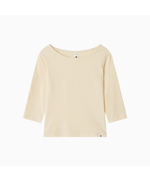 OHESHIO(オヘシオ)の「BASIC 3/4 SLEEVE T-SHIRT, BUTTER(Tシャツ/カットソー・レディース・その他・FREE)」の1枚目の写真
