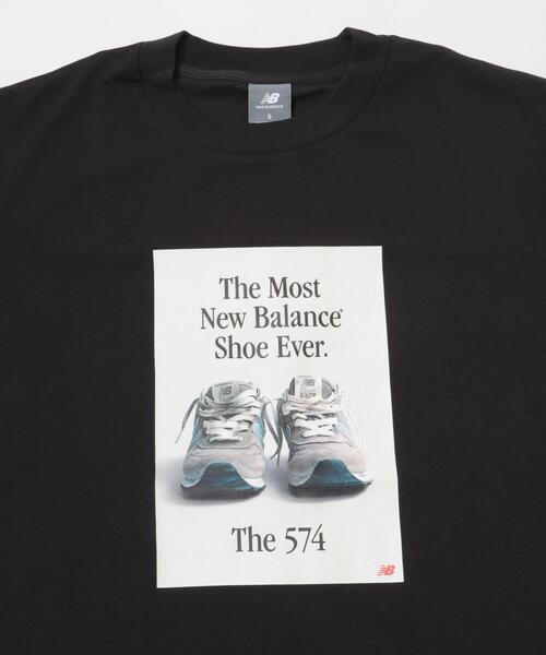 NEW BALANCE(ニューバランス)の「NEW BALANCE 574広告Tシャツ(Tシャツ/カットソー・メンズ・ブルー/グレー/ブラック・LARGE/X-LARGE/MEDIUM)」の10枚目の写真