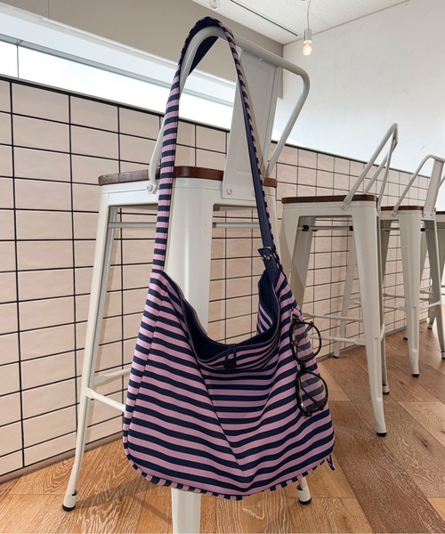 sedacle（セダクル）の「2wayリバーシブルアソート柄バッグ（ショルダーバッグ・レディース・ネイビー/ベージュ系/チェック・FREE）」の12枚目の写真
