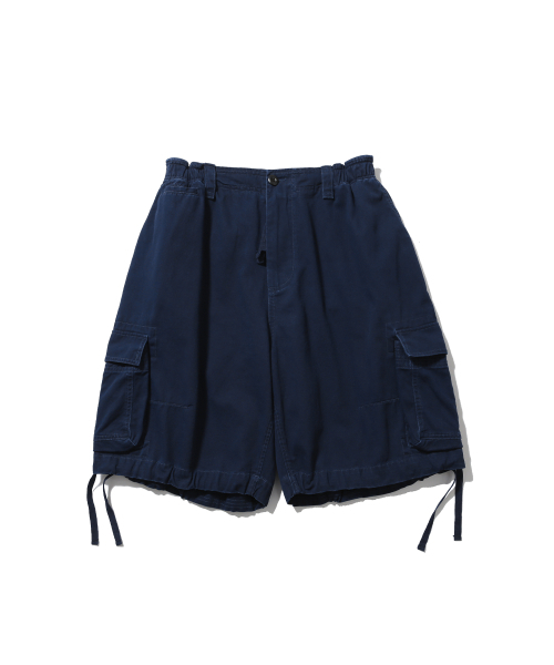 ANGLAN(アングラン)の「Military Cargo Half Pants - Navy(その他パンツ・メンズ・その他・1/2)」の2枚目の写真