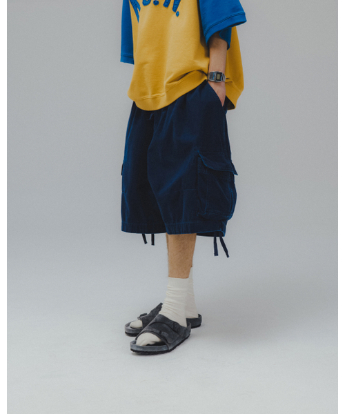 ANGLAN(アングラン)の「Military Cargo Half Pants - Navy(その他パンツ・メンズ・その他・1/2)」の5枚目の写真