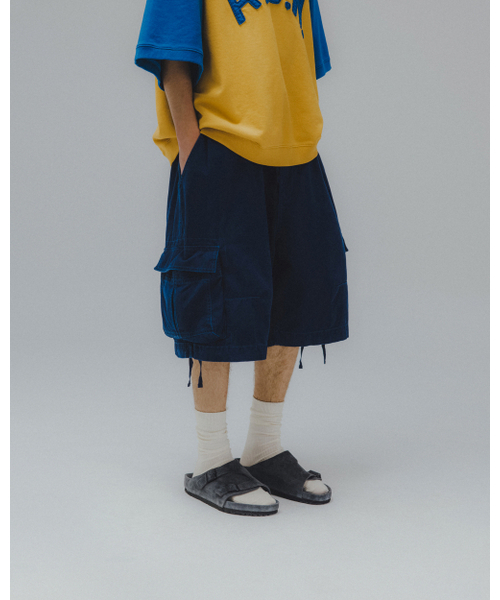 ANGLAN(アングラン)の「Military Cargo Half Pants - Navy(その他パンツ・メンズ・その他・1/2)」の6枚目の写真
