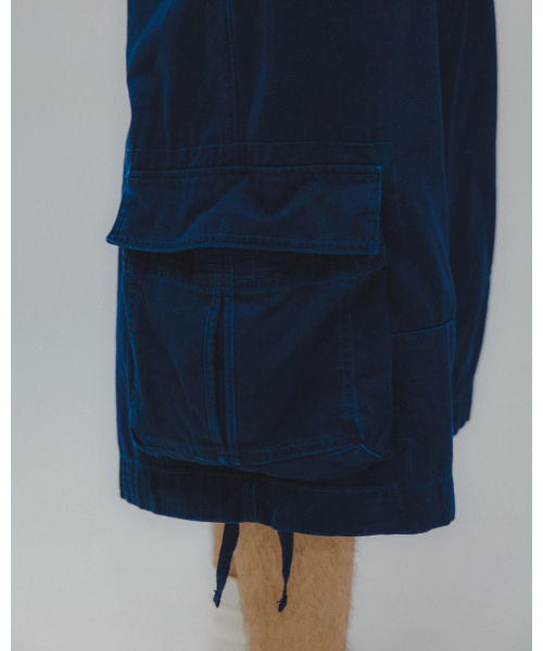ANGLAN(アングラン)の「Military Cargo Half Pants - Navy(その他パンツ・メンズ・その他・1/2)」の7枚目の写真