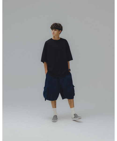 ANGLAN(アングラン)の「Military Cargo Half Pants - Navy(その他パンツ・メンズ・その他・1/2)」の8枚目の写真