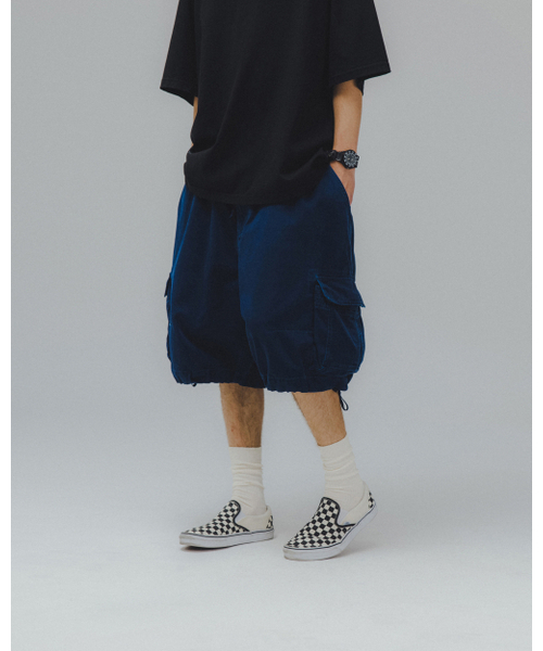 ANGLAN(アングラン)の「Military Cargo Half Pants - Navy(その他パンツ・メンズ・その他・1/2)」の10枚目の写真