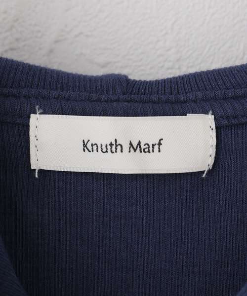 Knuth Marf(クヌースマーフ)の「Knuth Marf / クヌースマーフ snap-button hoodie(その他トップス・レディース・ネイビー/チャコールグレー/ホワイト・FREE)」の12枚目の写真