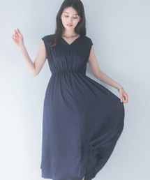 URBAN RESEARCH ROSSO WOMEN | 楊柳サテンウエストマークワンピース(ワンピース)
