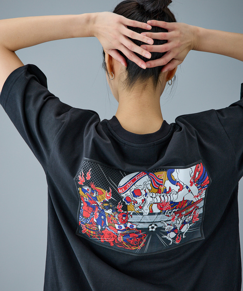 PARIS SAINT-GERMAIN（パリサンジェルマン）の「【NAO YOSHIHARA ｘ PSG】 HYAKKI YAKO TEE（Tシャツ/カットソー・メンズ・ブラック/ホワイト・X-LARGE/LARGE/MEDIUM）」の18枚目の写真