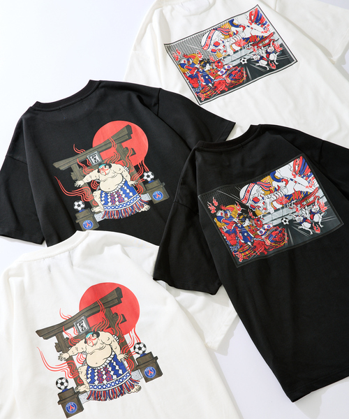 PARIS SAINT-GERMAIN（パリサンジェルマン）の「【NAO YOSHIHARA ｘ PSG】 HYAKKI YAKO TEE（Tシャツ/カットソー・メンズ・ブラック/ホワイト・X-LARGE/LARGE/MEDIUM）」の21枚目の写真