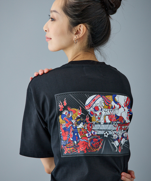 PARIS SAINT-GERMAIN(パリサンジェルマン)の「【NAO YOSHIHARA x PSG】 HYAKKI YAKO TEE(Tシャツ/カットソー・メンズ・ブラック/ホワイト・X-LARGE/LARGE/MEDIUM)」の21枚目の写真