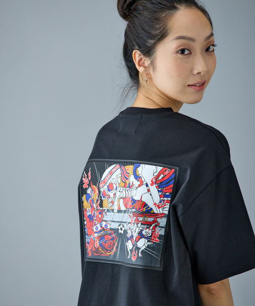 PARIS SAINT-GERMAIN(パリサンジェルマン)の「【NAO YOSHIHARA x PSG】 HYAKKI YAKO TEE(Tシャツ/カットソー・メンズ・ブラック/ホワイト・X-LARGE/LARGE/MEDIUM)」の22枚目の写真