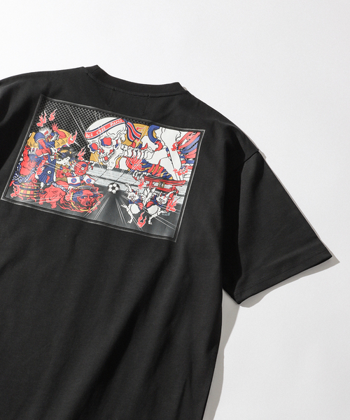 PARIS SAINT-GERMAIN(パリサンジェルマン)の「【NAO YOSHIHARA x PSG】 HYAKKI YAKO TEE(Tシャツ/カットソー・メンズ・ブラック/ホワイト・X-LARGE/LARGE/MEDIUM)」の5枚目の写真