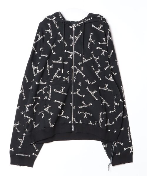 mastermind JAPAN(マスターマインド)の「BOXY MMW ZIPPED HOODIE(パーカー・メンズ・ブラック・XL)」の1枚目の写真