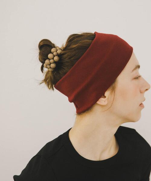 URBAN RESEARCH(アーバンリサーチ)の「decor『デコール』 BUBBLE HAIR TIE(ヘアゴム・レディース・ベージュ/キャメル/ブラック・-)」の2枚目の写真