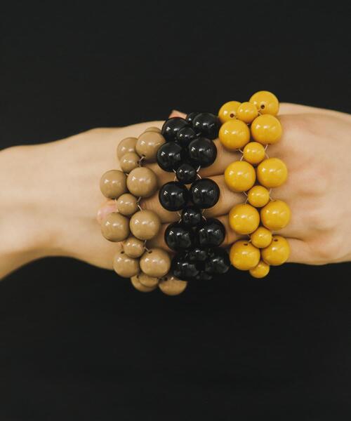 URBAN RESEARCH(アーバンリサーチ)の「decor『デコール』 BUBBLE HAIR TIE(ヘアゴム・レディース・ベージュ/キャメル/ブラック・-)」の9枚目の写真