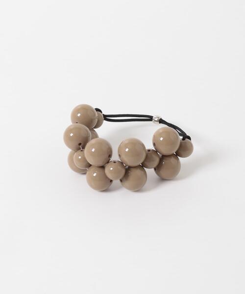 URBAN RESEARCH(アーバンリサーチ)の「decor『デコール』 BUBBLE HAIR TIE(ヘアゴム・レディース・ベージュ/キャメル/ブラック・-)」の10枚目の写真