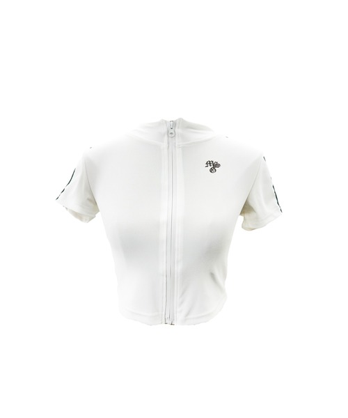 mindseeker girls(マインドシーカーガールズ)の「Side-stripe Zip-up Track Jacket / サイドストライプジップアップトラックジャケット(ポロシャツ・レディース・ホワイト/ブラック・FREE)」の19枚目の写真