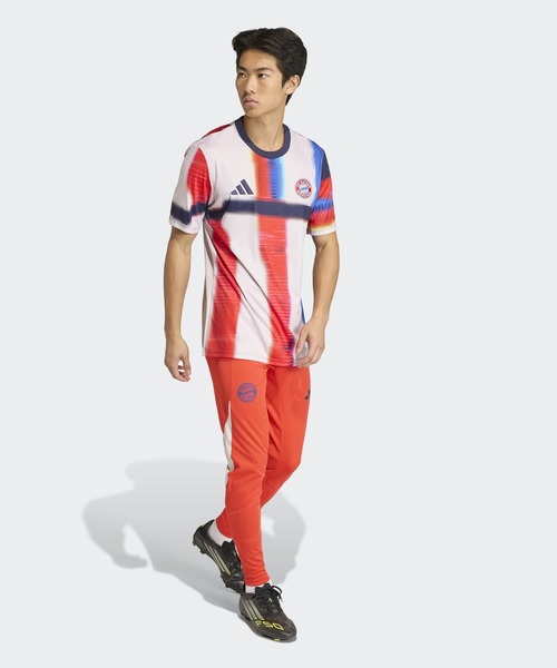 adidas(アディダス)の「FCバイエルン SS26 プレマッチジャージ / アディダス adidas(Tシャツ/カットソー・メンズ・ホワイト・XX-LARGE/X-LARGE/LARGE/MEDIUM)」の5枚目の写真