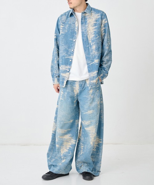 TAAKK(ターク)の「【TAAKK/ターク】DENIM SHIRTS(シャツ/ブラウス・メンズ・インディゴブルー/グレー・3/2/1)」の14枚目の写真