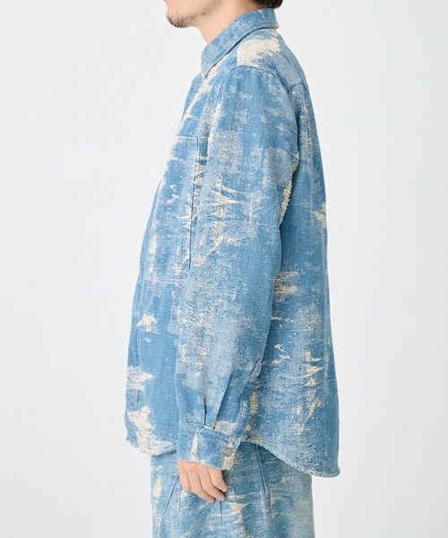 TAAKK(ターク)の「【TAAKK/ターク】DENIM SHIRTS(シャツ/ブラウス・メンズ・インディゴブルー/グレー・3/2/1)」の18枚目の写真