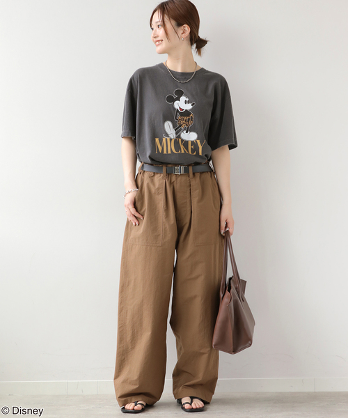 GOOD ROCK SPEED(グッドロックスピード)の「別注【GOOD ROCK SPEED / グッドロックスピード】<MICKEY MOUSE>Tシャツ(Tシャツ/カットソー・レディース・ブラックミックス/ブラック×ブラック/ホワイト系その他・MEDIUM)」の9枚目の写真