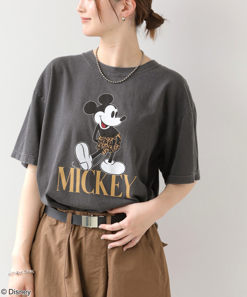 GOOD ROCK SPEED(グッドロックスピード)の「別注【GOOD ROCK SPEED / グッドロックスピード】<MICKEY MOUSE>Tシャツ(Tシャツ/カットソー・レディース・ブラックミックス/ブラック×ブラック/ホワイト系その他・MEDIUM)」の13枚目の写真