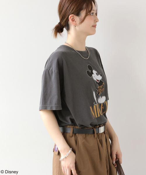 GOOD ROCK SPEED(グッドロックスピード)の「別注【GOOD ROCK SPEED / グッドロックスピード】<MICKEY MOUSE>Tシャツ(Tシャツ/カットソー・レディース・ブラックミックス/ブラック×ブラック/ホワイト系その他・MEDIUM)」の14枚目の写真