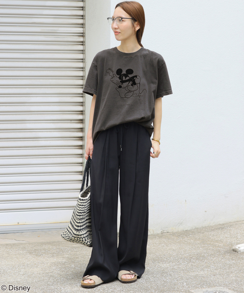 GOOD ROCK SPEED(グッドロックスピード)の「別注【GOOD ROCK SPEED / グッドロックスピード】<MICKEY MOUSE>Tシャツ(Tシャツ/カットソー・レディース・ブラックミックス/ブラック×ブラック/ホワイト系その他・MEDIUM)」の16枚目の写真