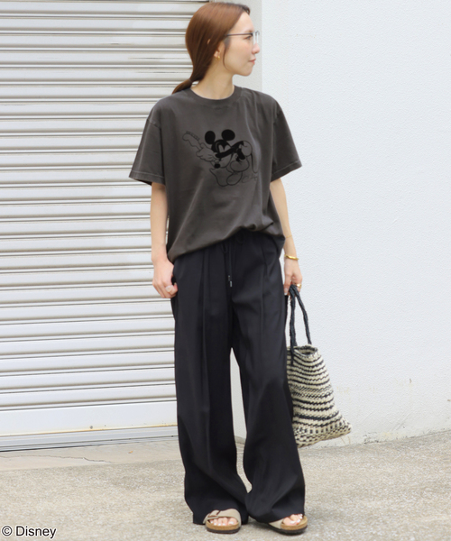 GOOD ROCK SPEED(グッドロックスピード)の「別注【GOOD ROCK SPEED / グッドロックスピード】<MICKEY MOUSE>Tシャツ(Tシャツ/カットソー・レディース・ブラックミックス/ブラック×ブラック/ホワイト系その他・MEDIUM)」の17枚目の写真