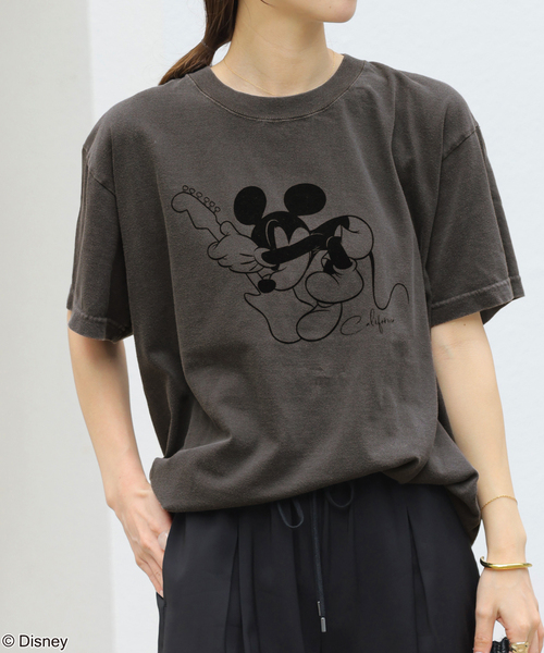 GOOD ROCK SPEED(グッドロックスピード)の「別注【GOOD ROCK SPEED / グッドロックスピード】<MICKEY MOUSE>Tシャツ(Tシャツ/カットソー・レディース・ブラックミックス/ブラック×ブラック/ホワイト系その他・MEDIUM)」の20枚目の写真