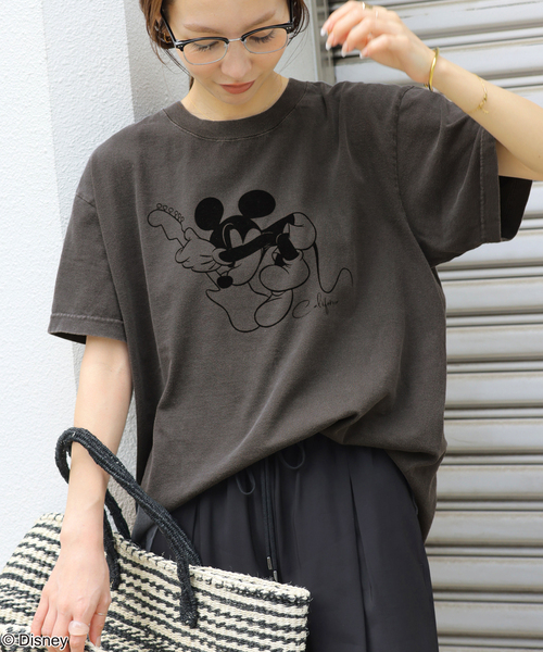GOOD ROCK SPEED(グッドロックスピード)の「別注【GOOD ROCK SPEED / グッドロックスピード】<MICKEY MOUSE>Tシャツ(Tシャツ/カットソー・レディース・ブラックミックス/ブラック×ブラック/ホワイト系その他・MEDIUM)」の21枚目の写真