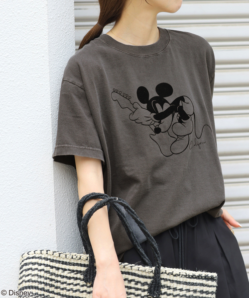 GOOD ROCK SPEED(グッドロックスピード)の「別注【GOOD ROCK SPEED / グッドロックスピード】<MICKEY MOUSE>Tシャツ(Tシャツ/カットソー・レディース・ブラックミックス/ブラック×ブラック/ホワイト系その他・MEDIUM)」の22枚目の写真