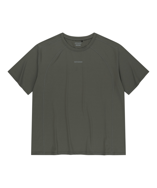 OFFGRID(オフグリッド)の「クーリアアスキン 半袖Tシャツ-カーキ(Tシャツ/カットソー・メンズ・その他・X-LARGE/SMALL/MEDIUM/LARGE)」の1枚目の写真