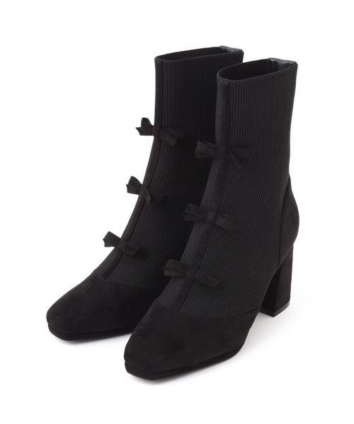 JILL by JILL STUART(ジルバイジルスチュアート)の「ミニリボンニットブーツ(ブーツ・レディース・グレー/ブラック・LARGE/MEDIUM/SMALL)」の10枚目の写真