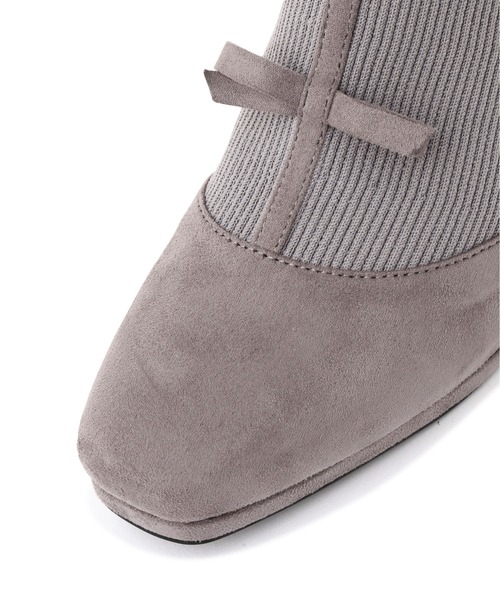 JILL by JILL STUART(ジルバイジルスチュアート)の「ミニリボンニットブーツ(ブーツ・レディース・グレー/ブラック・LARGE/MEDIUM/SMALL)」の15枚目の写真