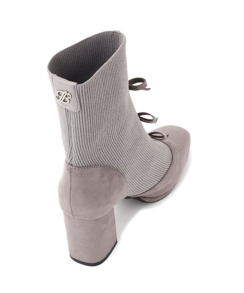 JILL by JILL STUART(ジルバイジルスチュアート)の「ミニリボンニットブーツ(ブーツ・レディース・グレー/ブラック・LARGE/MEDIUM/SMALL)」の14枚目の写真