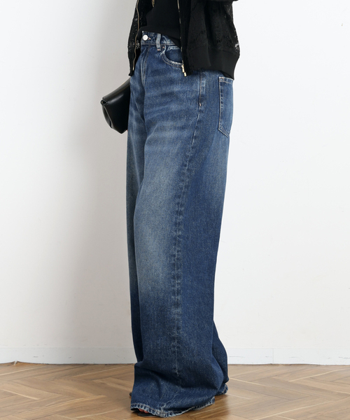 AP STUDIO(エーピーストゥディオ)の「【ICON DENIM/アイコンデニム】DEBBY DENIM(DEEP BLUE)(デニムパンツ・レディース・ブルー系その他・26/25/24/27)」の21枚目の写真