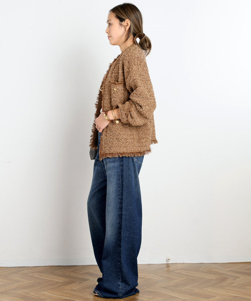 AP STUDIO(エーピーストゥディオ)の「【ICON DENIM/アイコンデニム】DEBBY DENIM(DEEP BLUE)(デニムパンツ・レディース・ブルー系その他・26/25/24/27)」の7枚目の写真