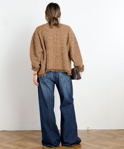 AP STUDIO(エーピーストゥディオ)の「【ICON DENIM/アイコンデニム】DEBBY DENIM(DEEP BLUE)(デニムパンツ・レディース・ブルー系その他・26/25/24/27)」の8枚目の写真