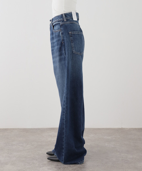 AP STUDIO(エーピーストゥディオ)の「【ICON DENIM/アイコンデニム】DEBBY DENIM(DEEP BLUE)(デニムパンツ・レディース・ブルー系その他・26/25/24/27)」の10枚目の写真