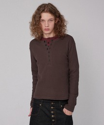 CUT-OFF HENRY NECK THERMAL/カットオフヘンリーネックサーマル