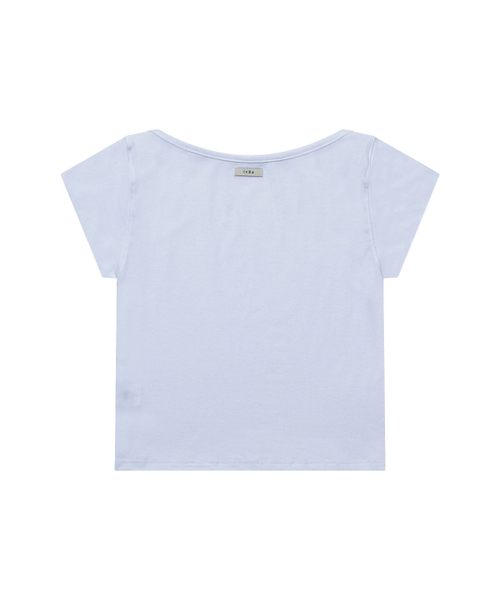 UGLY SHADOW(アグリーシャドウ)の「ベーシックエッセンシャルリップボートトップ(ホワイト)(Tシャツ/カットソー・レディース・その他・1/2)」の3枚目の写真