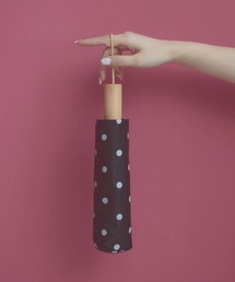 ad thie（アドティエ）の「晴雨兼用 ドット 折り畳み傘（折りたたみ傘）」