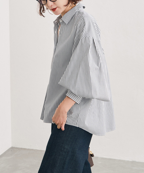 Spick & Span(スピックアンドスパン)の「CO/PEギャザースリーブシャツ(シャツ/ブラウス・レディース・その他10/マルチ・FREE)」の19枚目の写真
