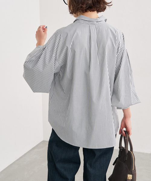 Spick & Span(スピックアンドスパン)の「CO/PEギャザースリーブシャツ(シャツ/ブラウス・レディース・その他10/マルチ・FREE)」の20枚目の写真