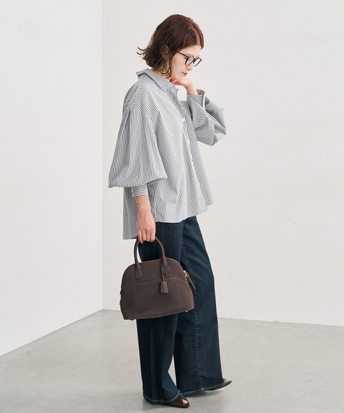 Spick & Span(スピックアンドスパン)の「CO/PEギャザースリーブシャツ(シャツ/ブラウス・レディース・その他10/マルチ・FREE)」の22枚目の写真