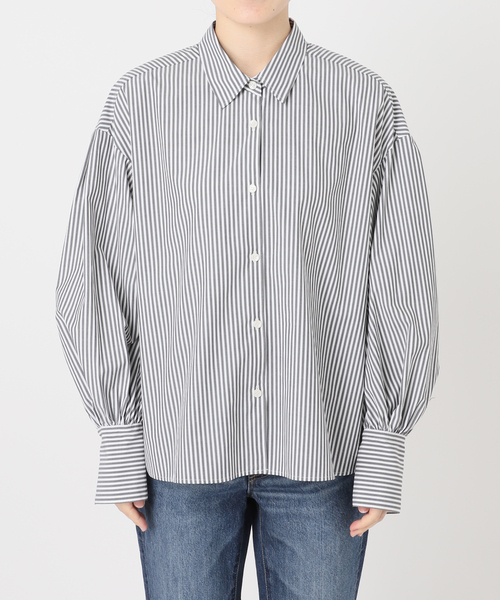 Spick & Span(スピックアンドスパン)の「CO/PEギャザースリーブシャツ(シャツ/ブラウス・レディース・その他10/マルチ・FREE)」の4枚目の写真