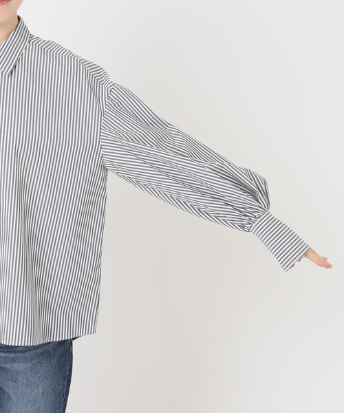 Spick & Span(スピックアンドスパン)の「CO/PEギャザースリーブシャツ(シャツ/ブラウス・レディース・その他10/マルチ・FREE)」の8枚目の写真