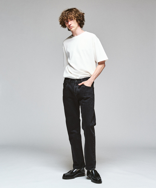 417 EDIFICE(フォーワンセブンエディフィス)の「LEVI’S(R)/リーバイス 別注 501 ブラック(L28)(デニムパンツ・メンズ・ブラック・31/30/29/28/38/36/34/33/32)」の2枚目の写真